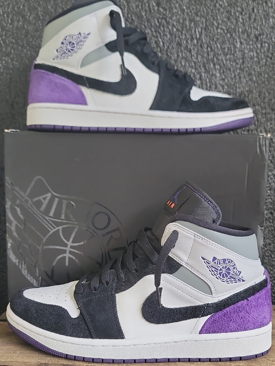 Jordan Other - Nike Air Jordan 1 Mid SE "Varsity Purple" Mens 9 Great Cond! Fast Shipping